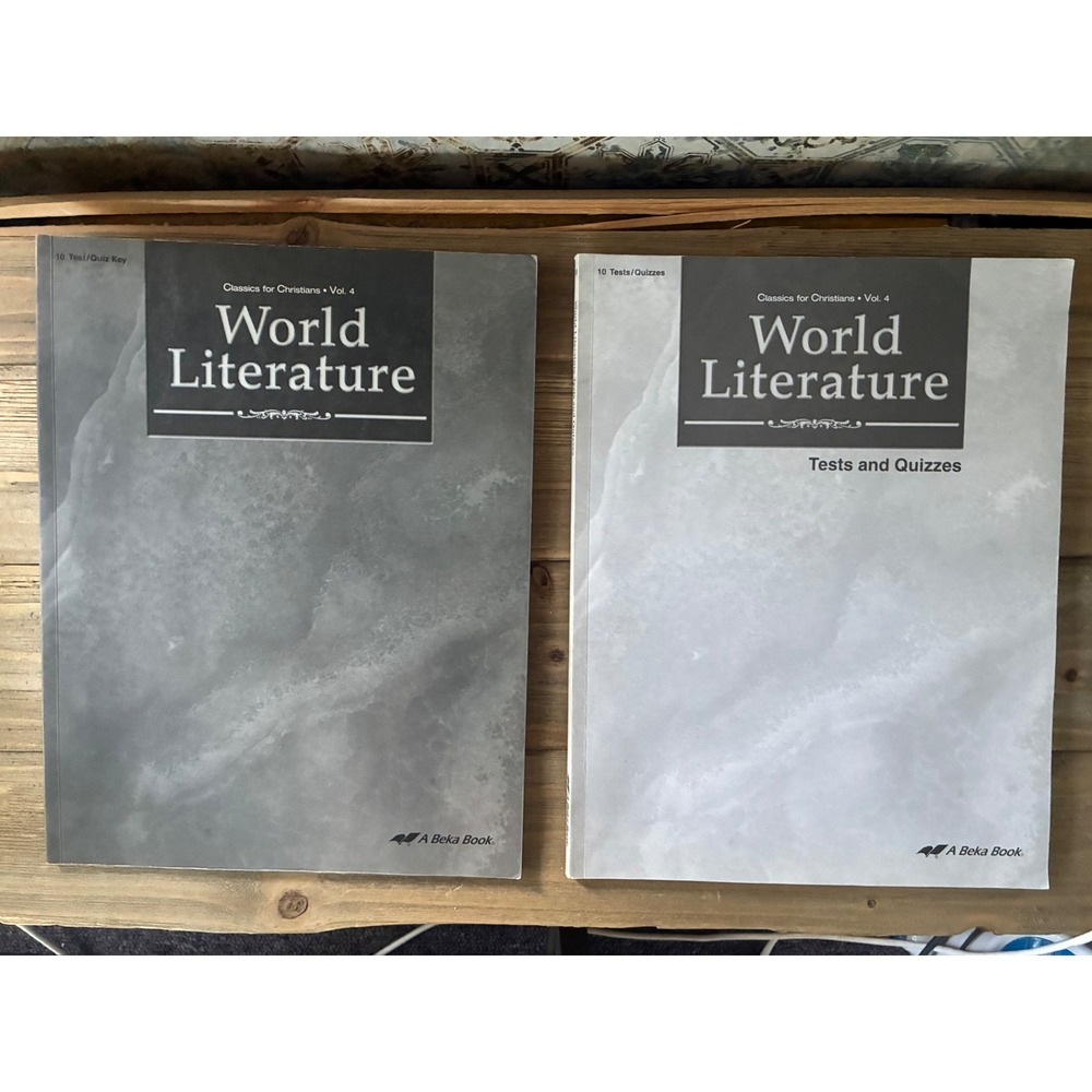 10th Grade‎ ABeka World Literature Classics for Christians Test Quiz Teacher Key